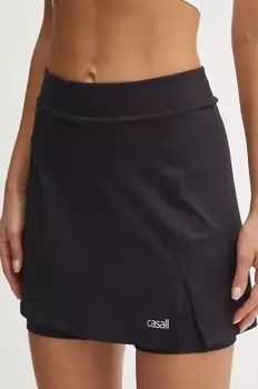 Спортивная юбка Casall Court с разрезом, черный