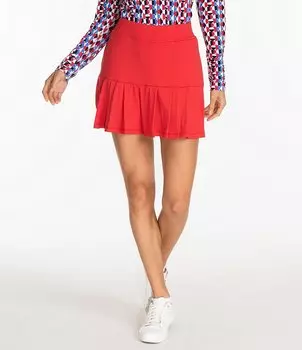 Спортивная юбка Haley Ginny со складками и эластичной резинкой на талии Sport Haley, красный