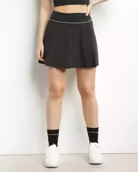 Спортивная юбка-шорты с разрезом сбоку Dim, черный