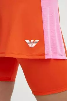 Спортивная юбка Tennis Pro EA7 Emporio Armani, оранжевый