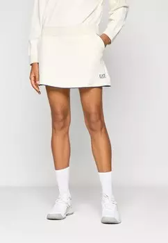 Спортивная юбка TRAIN TENNIS CLUB SKIRT EA7 Emporio Armani, бежевый