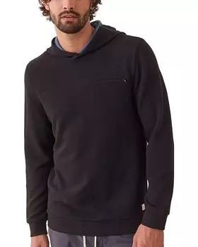 Спортивная вафельная толстовка с капюшоном Marine Layer, серый