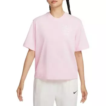 Спортивная женская свободная футболка «Pink Foam» Nike