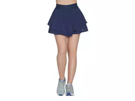 Спортивная женская юбка Skechers, темно-синий