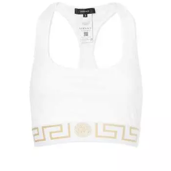Спортивное бра с логотипом Greca Versace