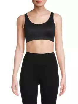 Спортивное Бра Tommy John Second Skin, черный