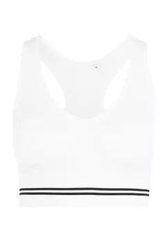 Спортивное бюстье "Елена" со спинкой-борцовкой, без косточек, для женщин ALEX, ярко-белый