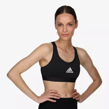 Спортивное бюстье PowerReact Train Adidas, черный