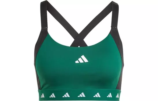 Спортивное нижнее белье COLORBLOCK для женщин, цвет зеленый лес Adidas