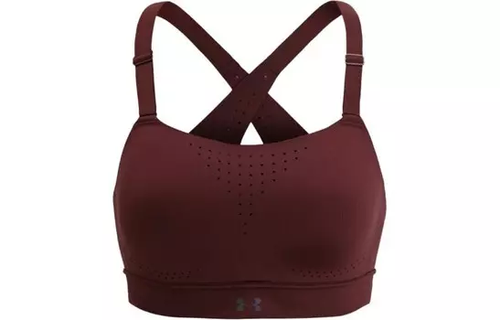 Спортивное нижнее белье Rush для женщин, бордовый цвет Under Armour