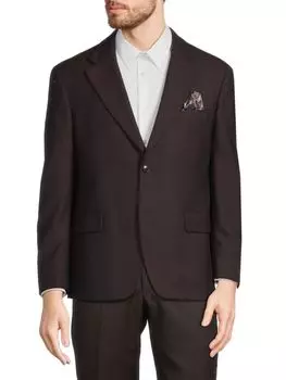 Спортивное пальто из однотонной смеси шерсти Tallia, цвет Wine