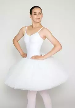 Спортивное платье BALLETT BUNGS-TUTU ALDA AUS 8 LAGEN FESTEM Tanzmuster, цвет wei