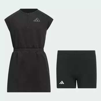 Спортивное платье для девочек Adidas, цвет Black