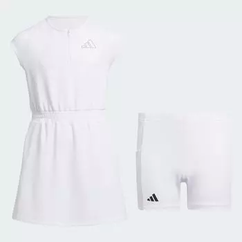 Спортивное платье для девочек Adidas, цвет White