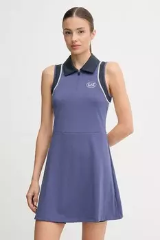 Спортивное платье Ea7 Emporio Armani, темно-синий