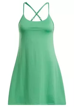 Спортивное платье LUX STRAPPY DRESS Reebok, зеленый