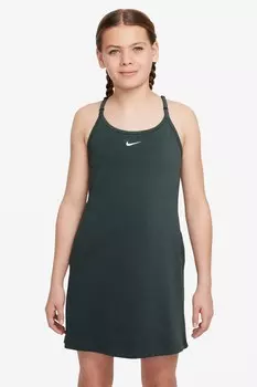 Спортивное платье майка Nike, зеленый