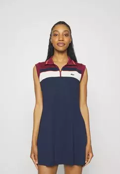 Спортивное платье TENNIS DRESS TOUR Lacoste Sport, цвет navy blue