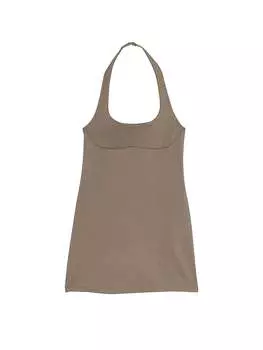 Спортивное платье Victoria's Secret VS Essential Perforated Halter, оливковый