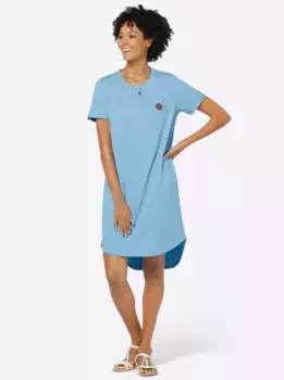 Спортивное платье в стиле кэжуал "Платье из джерси" Casual Looks, цвет Aqua