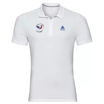 Спортивное поло Odlo Trim Fan France, белый