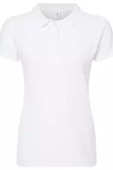 Спортивное поло Tultex женское 50/50, белый