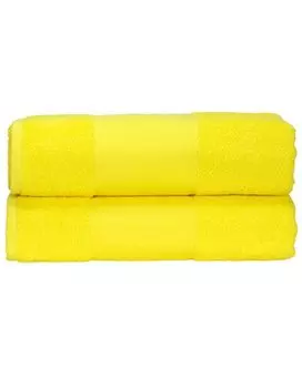 Спортивное полотенце PrintMe / 30 x 140 см — Цвет: ярко-оранжевый — Размер: 30 x 140 см A & R, желтый