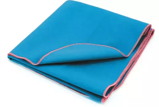 Спортивное полотенце SETEX "Спортивное полотенце SETEX из Evolon ", (1 шт.), комфорт и долговечность: Гипоаллергенный Evolon - нежно воздействует на кожу 50х100 см (1 шт.), цвет blau-orange