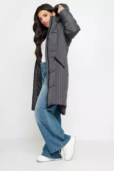 Спортивное пуховое пальто средней толщины Pixiegirl Petite, серый