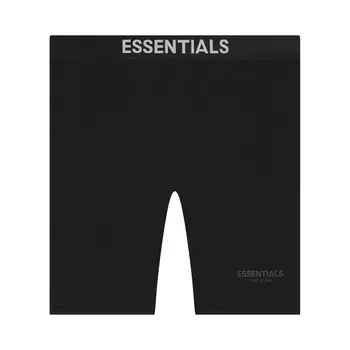 Спортивные байкерские шорты Fear of God Essentials, черные