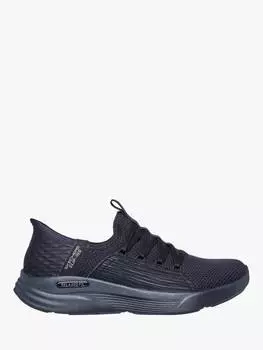Спортивные балетные кроссовки свободного кроя без застежек для рук Skechers, черный