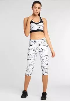 Спортивные брюки 3/4 MIT MESHEINSTZEN LASCANA Active, цвет white