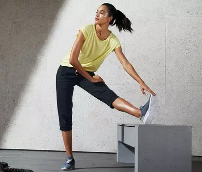 Спортивные брюки 3/4 Tchibo, черный