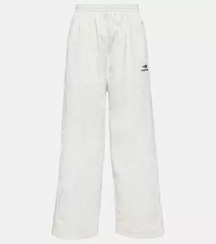 Спортивные брюки 3b sports icon из смесового хлопка Balenciaga, белый