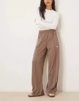 Спортивные брюки Adicolor Classic Firebird Loose в коричневом цвете adidas Originals
