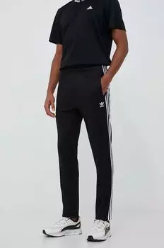 Спортивные брюки Adicolor Classics Beckenbauer adidas Originals, черный