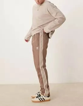 Спортивные брюки Adicolor Classics коричневого цвета adidas Originals