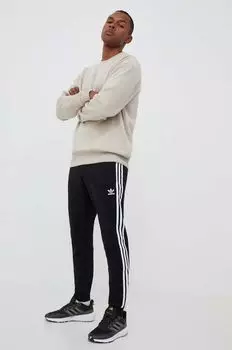 Спортивные брюки Adicolor Classics с 3 полосками adidas Originals, черный