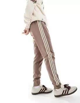 Спортивные брюки Adicolor Classics SST коричневого цвета adidas Originals