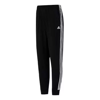 Спортивные брюки Adidas 3s Jog Tp Tri Stripe Splicing H46105, черный