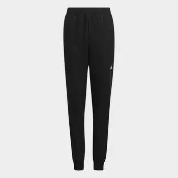 Спортивные брюки adidas Knit, черный/белый