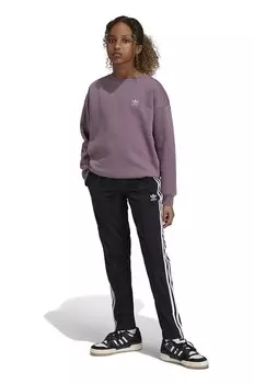 Спортивные брюки adidas Originals для мальчиков и девочек SST TP OPEN HEM, черный