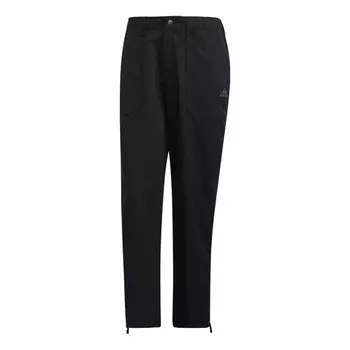 Спортивные брюки Adidas Solid Color Straight Sports Pants Black HP1389, черный