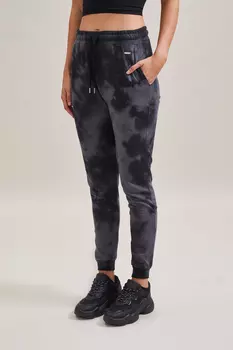 Спортивные брюки ADLYSH Dark Shadow Tie Dye Sweat, цвет Raven