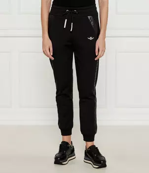 Спортивные брюки Aeronautica Militare Regular Fit, черный