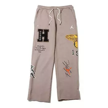 Спортивные брюки Air Jordan x Honor The Gift Pants 'Moon Fossil', желто-коричневый
