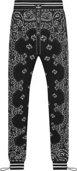 Спортивные брюки Amiri Bandana B-Ball Sweatpants 'Black/Grey', черный