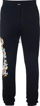 Спортивные брюки Amiri Hibiscus Logo Sweatpants 'Black', черный