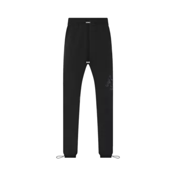 Спортивные брюки Amiri Staggered 'Black', черный
