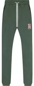Спортивные брюки Amiri Watercolor MA Sweatpant 'Green/Peach', зеленый